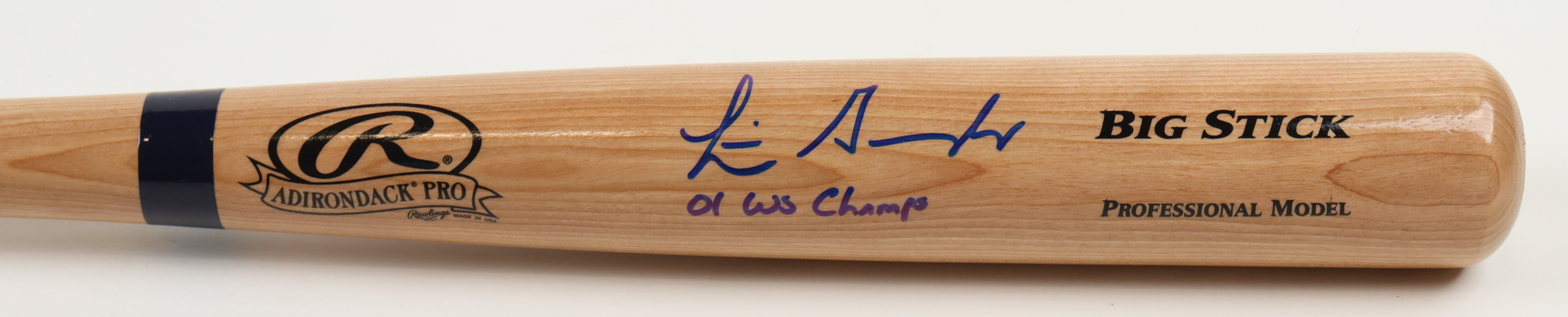 Luis Gonzalez Signed Rawlings Big Stick Baseball Bat Inscribed "01 WS Champs" (Schwartz Sports) at PristineAuction.com Luis Gonzalez Signed Rawlings Big Stick Baseball Bat Inscribed "01 WS Champs" (Schwartz Sports) at PristineAuction.com