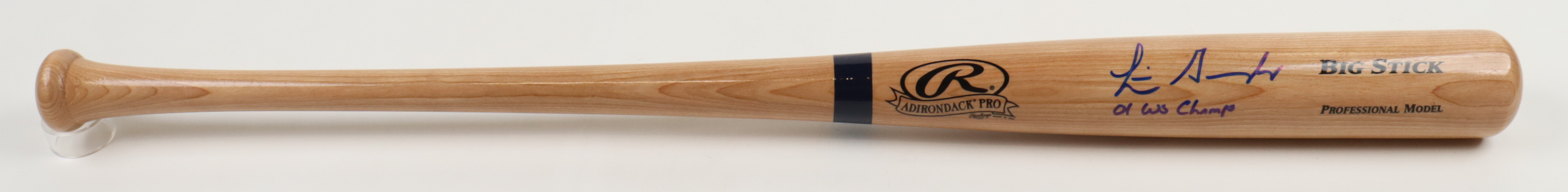 Luis Gonzalez Signed Rawlings Big Stick Baseball Bat Inscribed "01 WS Champs" (Schwartz Sports) at PristineAuction.com Luis Gonzalez Signed Rawlings Big Stick Baseball Bat Inscribed "01 WS Champs" (Schwartz Sports) at PristineAuction.com