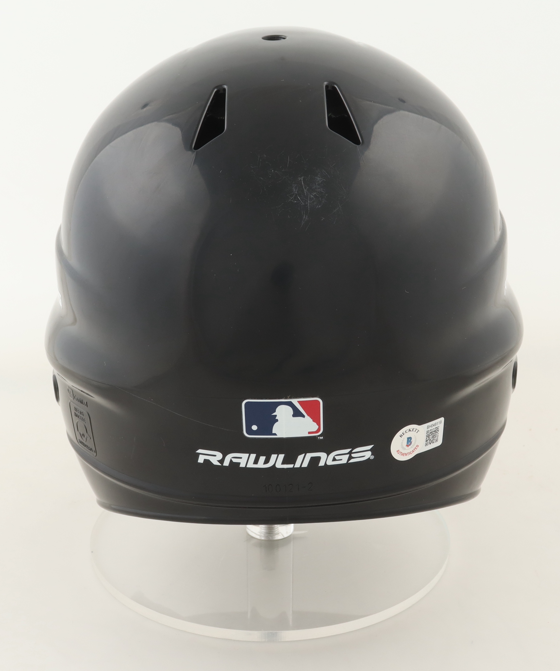 Patrick Wisdom Signed Cubs Full-Size Authentic On-Field Batting Helmet (Beckett) at PristineAuction.com Patrick Wisdom Signed Cubs Full-Size Authentic On-Field Batting Helmet (Beckett) at PristineAuction.com