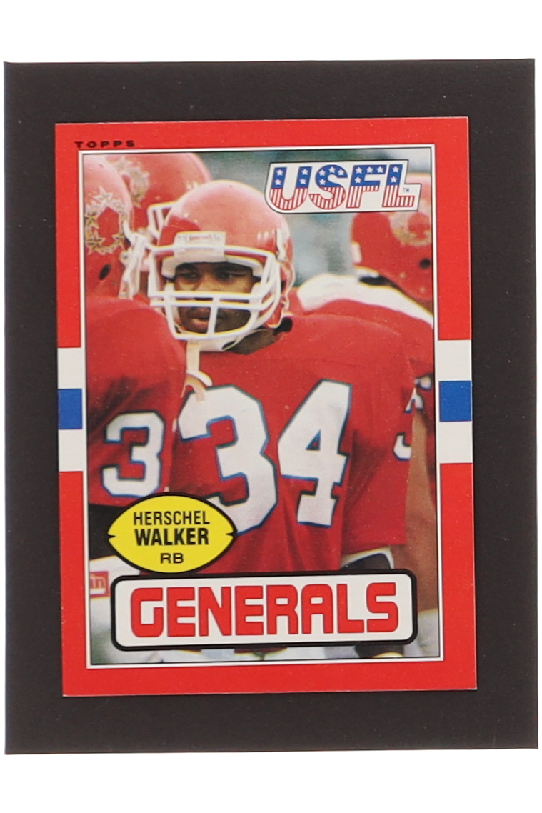 Herschel Walker 1985 Topps USFL #86 RC at PristineAuction.com Herschel Walker 1985 Topps USFL #86 RC at PristineAuction.com