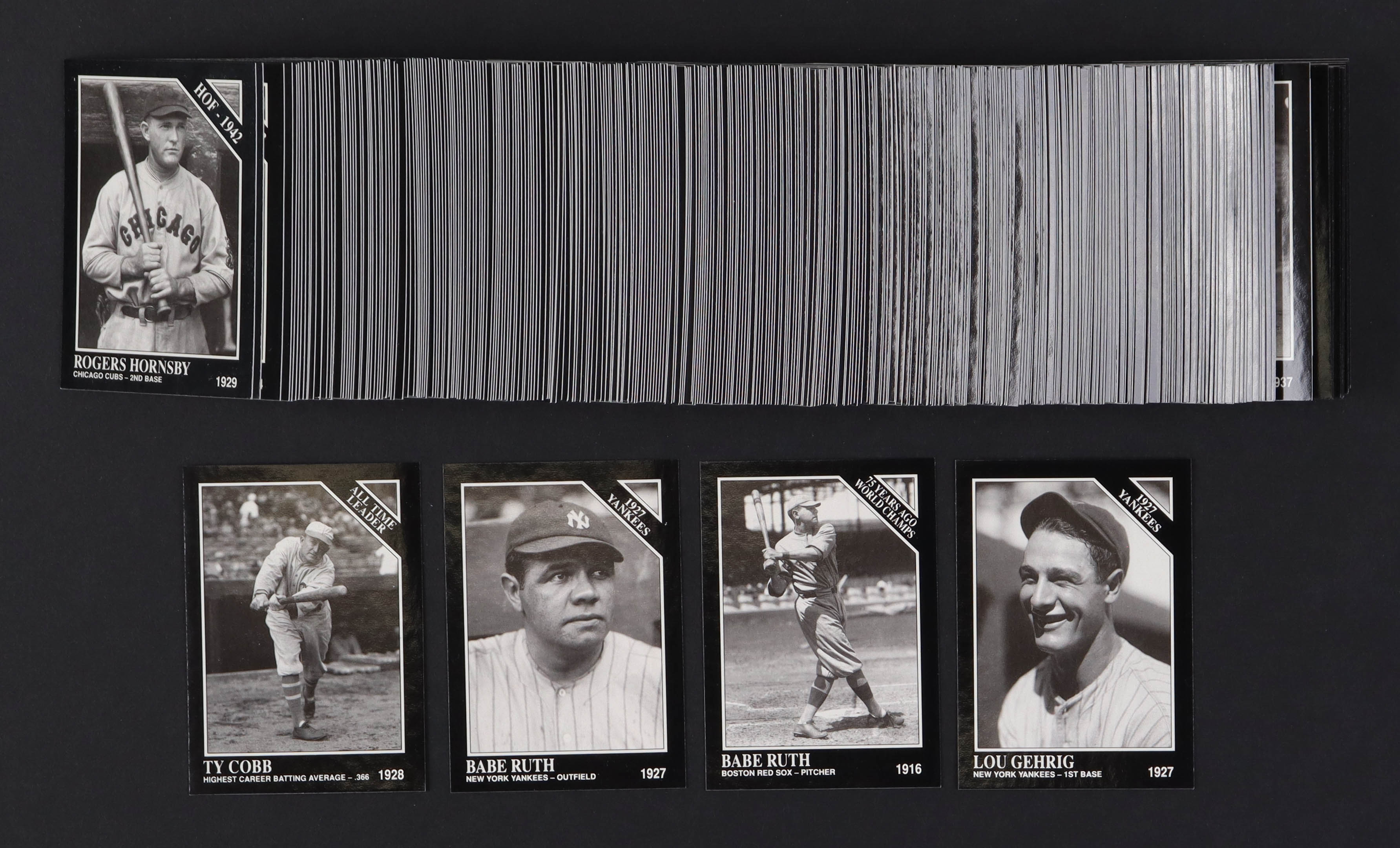 1991 Conlon The Sporting News Complete Set of (330) Baseball Cards at PristineAuction.com 1991 Conlon The Sporting News Complete Set of (330) Baseball Cards at PristineAuction.com