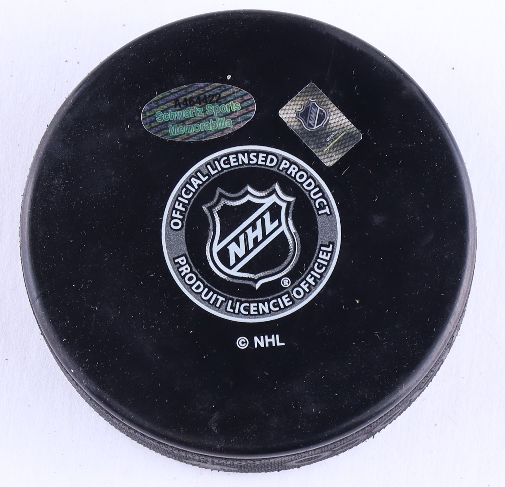 Gerry Cheevers Signed Bruins Logo Hockey Puck Inscribed "HOF 85" (Schwartz) at PristineAuction.com Gerry Cheevers Signed Bruins Logo Hockey Puck Inscribed "HOF 85" (Schwartz) at PristineAuction.com