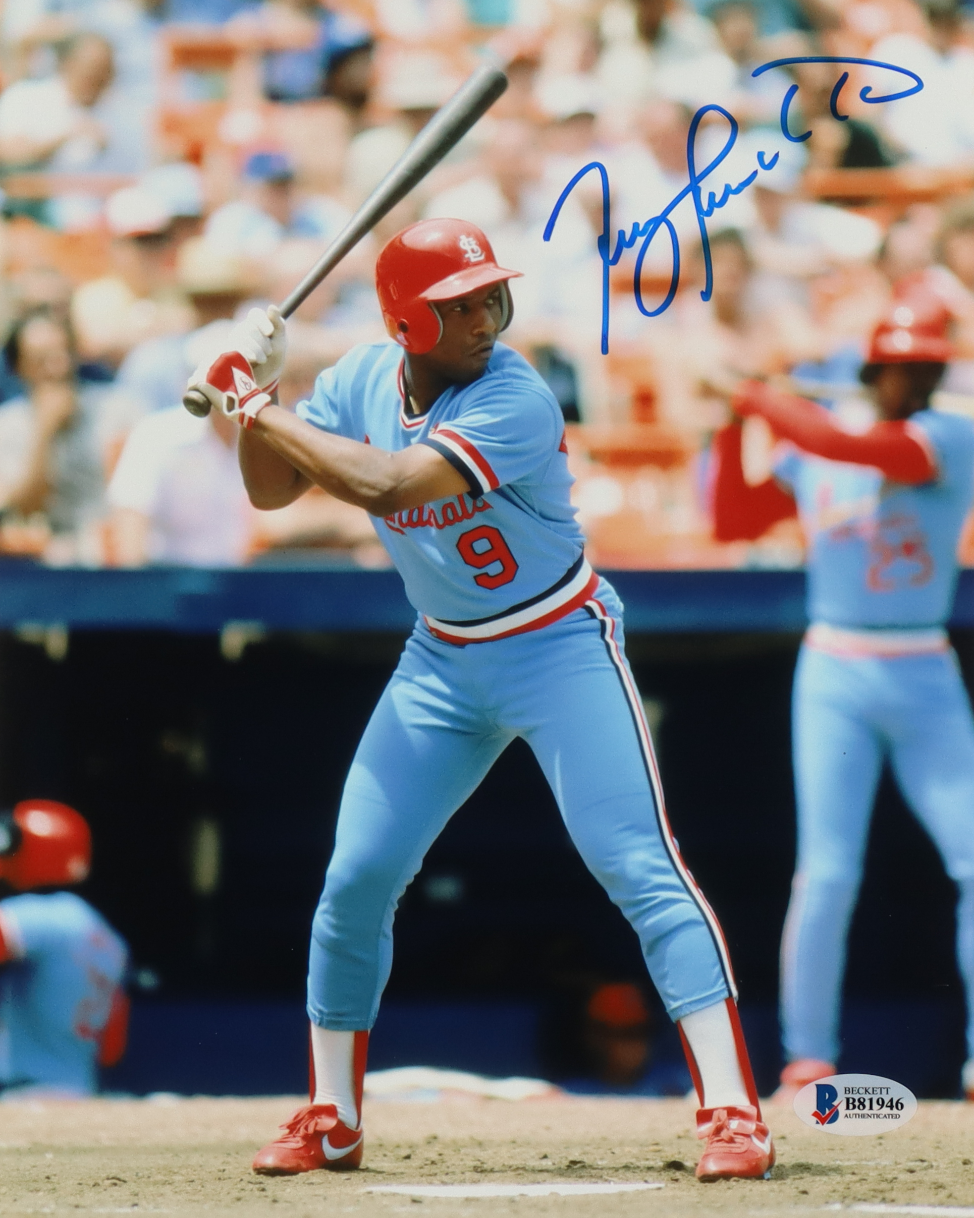 Terry Pendleton Signed Cardinals 8x10 Photo (Beckett) at PristineAuction.com Terry Pendleton Signed Cardinals 8x10 Photo (Beckett) at PristineAuction.com