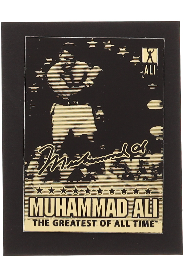 Muhammad Ali "Greatest of All Time" Merrick Mint 23 KT Gold Card at PristineAuction.com Muhammad Ali "Greatest of All Time" Merrick Mint 23 KT Gold Card at PristineAuction.com