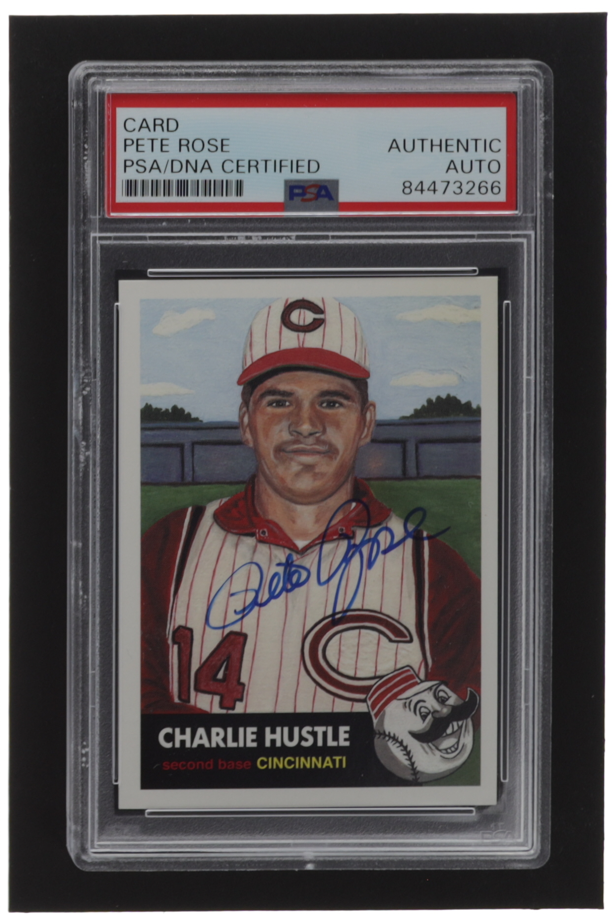 Pete Rose Signed Trading Card (PSA) at PristineAuction.com Pete Rose Signed Trading Card (PSA) at PristineAuction.com