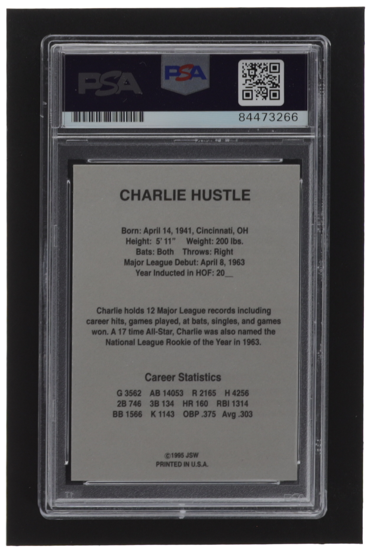 Pete Rose Signed Trading Card (PSA) at PristineAuction.com Pete Rose Signed Trading Card (PSA) at PristineAuction.com