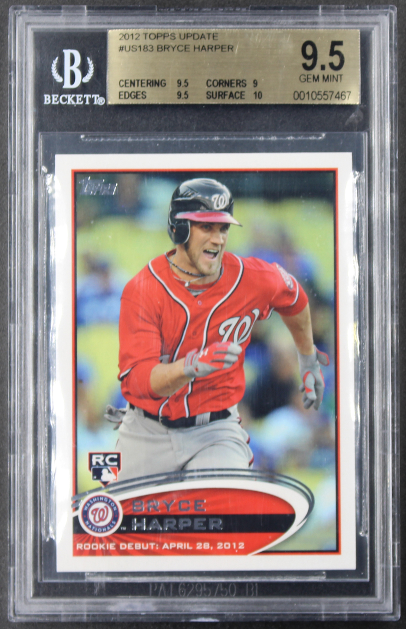 Bryce Harper 2012 Topps Update #US183 RC (BGS 9.5) at PristineAuction.com Bryce Harper 2012 Topps Update #US183 RC (BGS 9.5) at PristineAuction.com