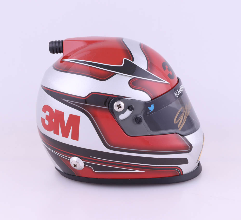 Jeff Gordon Signed NASCAR LE 3M Mini Helmet (Gordon Hologram) at PristineAuction.com Jeff Gordon Signed NASCAR LE 3M Mini Helmet (Gordon Hologram) at PristineAuction.com