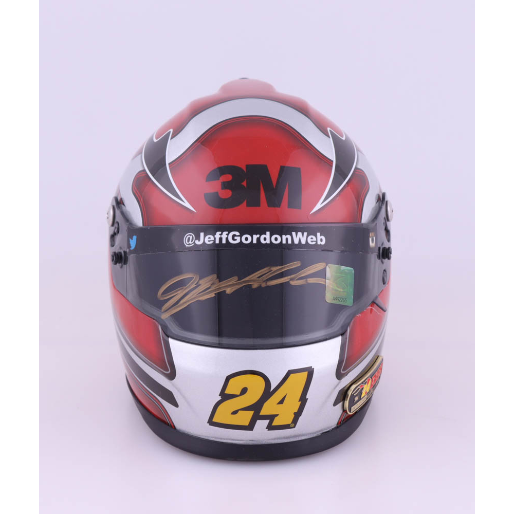 Jeff Gordon Signed NASCAR LE 3M Mini Helmet (Gordon Hologram