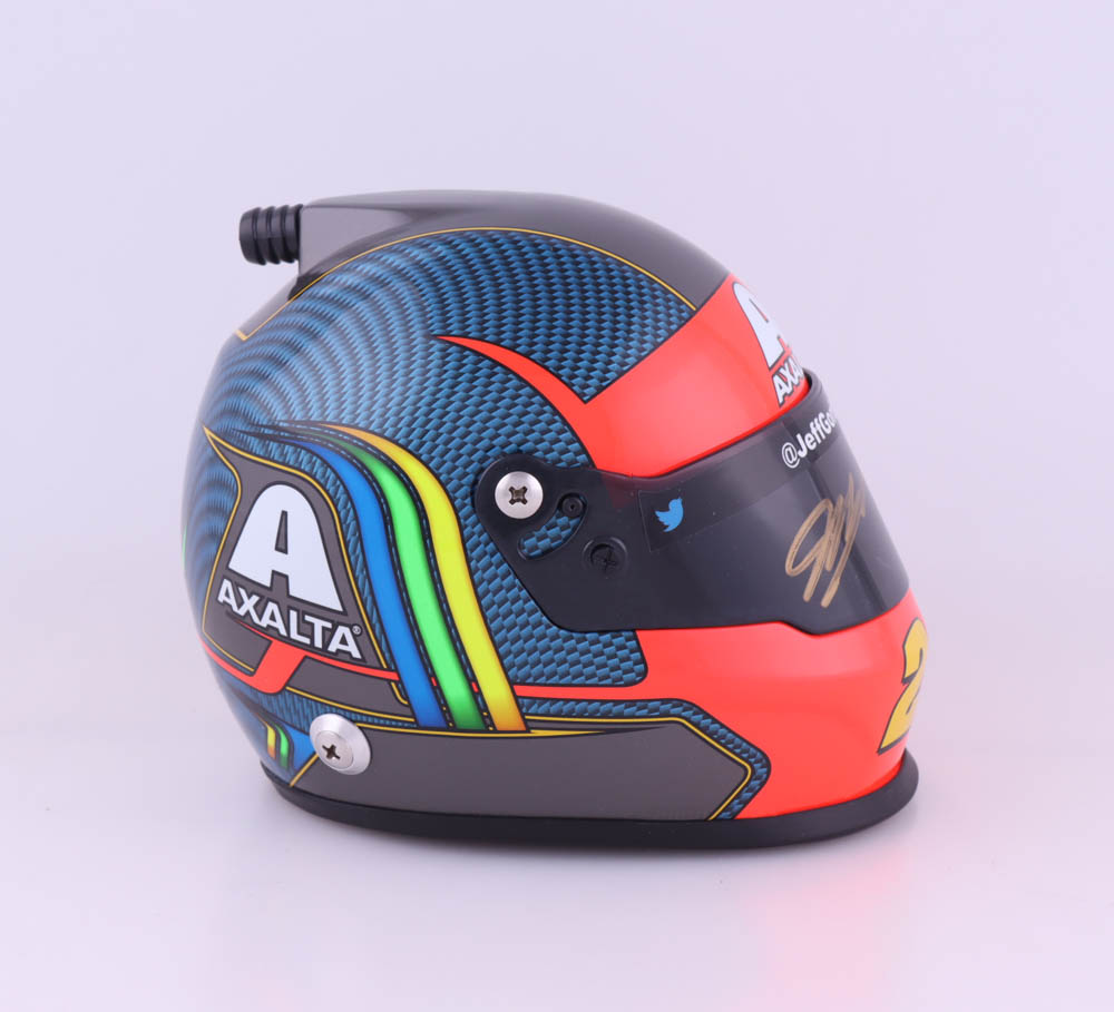 Jeff Gordon Signed NASCAR LE Axalta Mini Helmet (Gordon Hologram) at PristineAuction.com Jeff Gordon Signed NASCAR LE Axalta Mini Helmet (Gordon Hologram) at PristineAuction.com