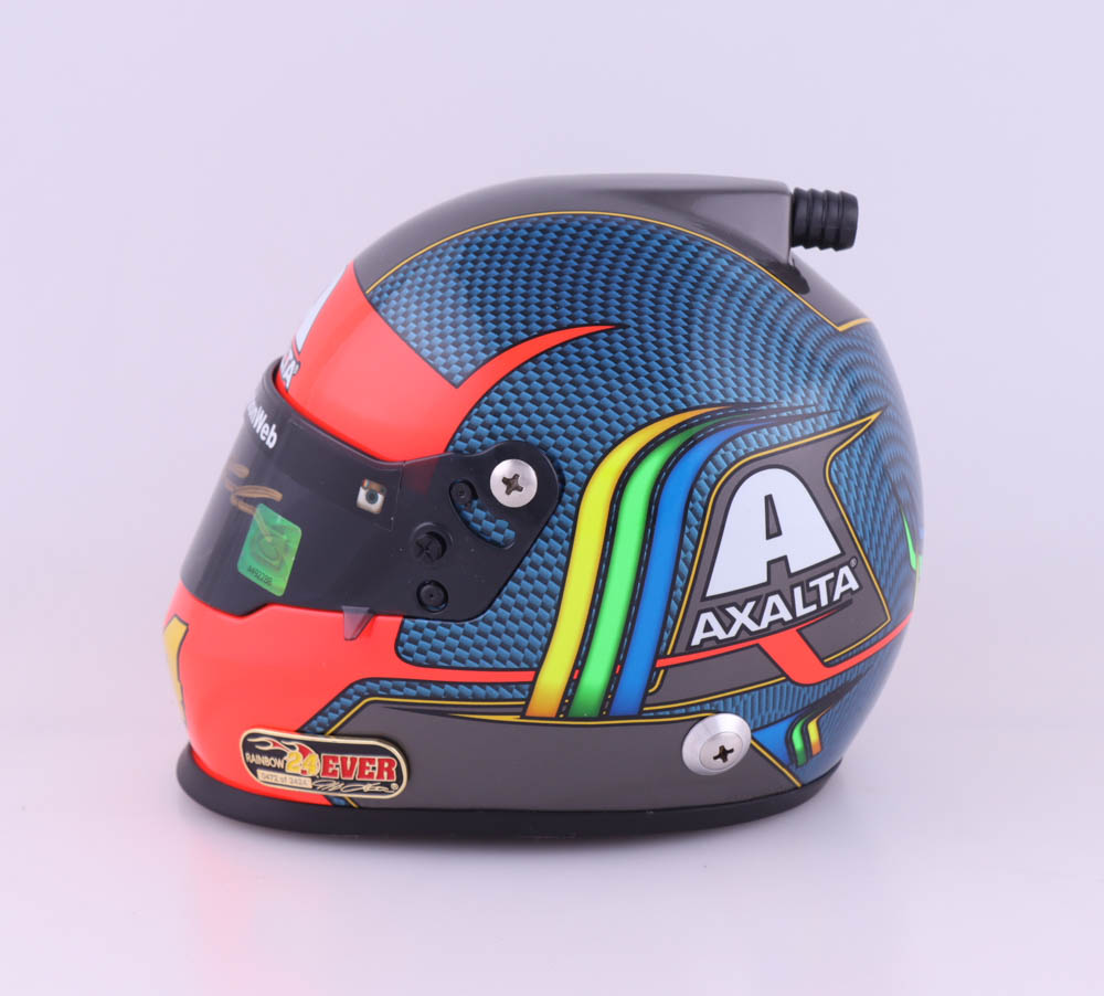 Jeff Gordon Signed NASCAR LE Axalta Mini Helmet (Gordon Hologram) at PristineAuction.com Jeff Gordon Signed NASCAR LE Axalta Mini Helmet (Gordon Hologram) at PristineAuction.com