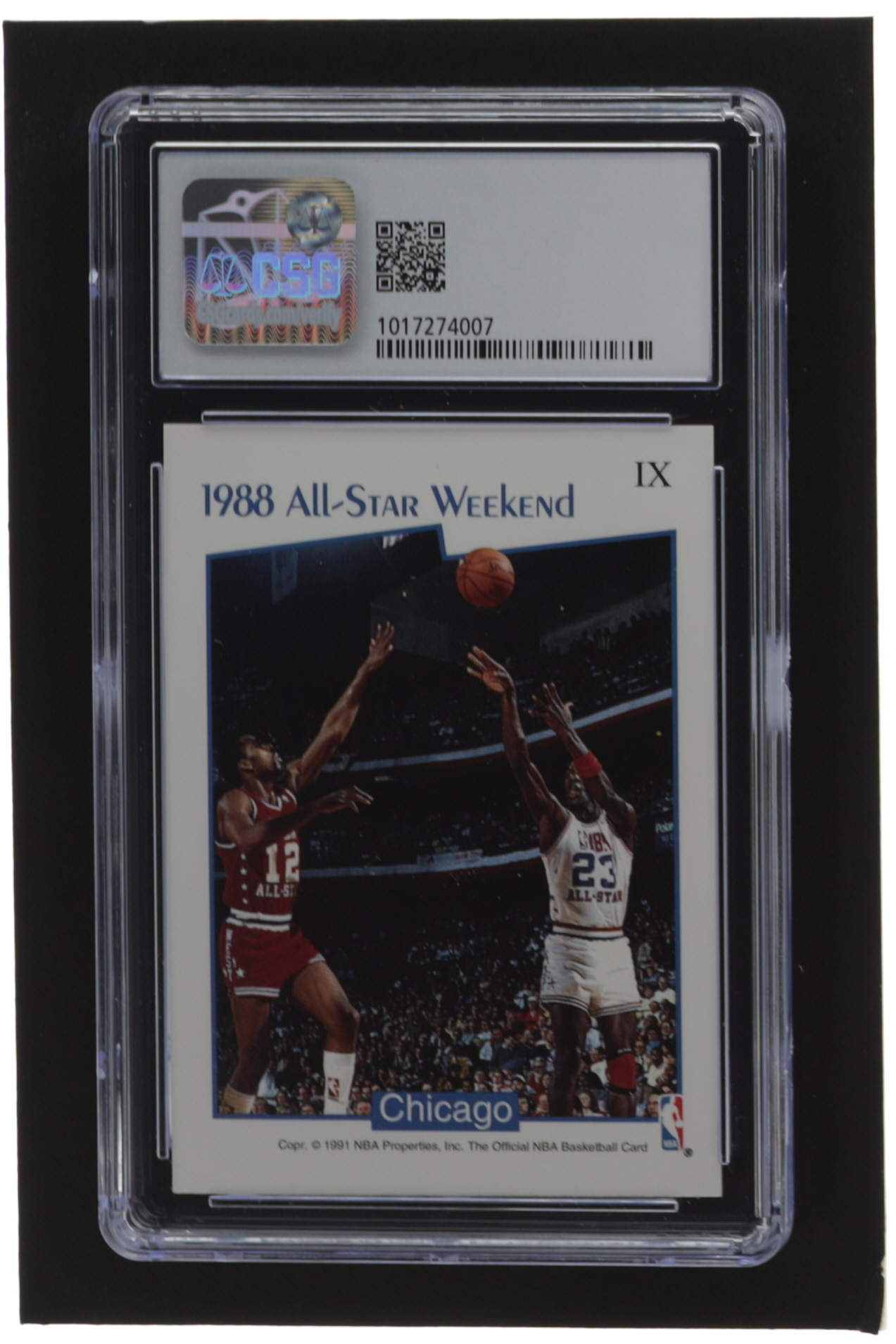 Michael Jordan 1991-92 Hoops All-Star MVP's #9 (CSG 9) at PristineAuction.com Michael Jordan 1991-92 Hoops All-Star MVP's #9 (CSG 9) at PristineAuction.com