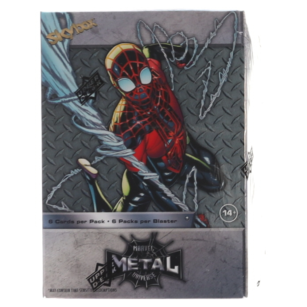 2021 Upper Deck Skybox Marvel Metal Universe Spider Man Blaster Box
