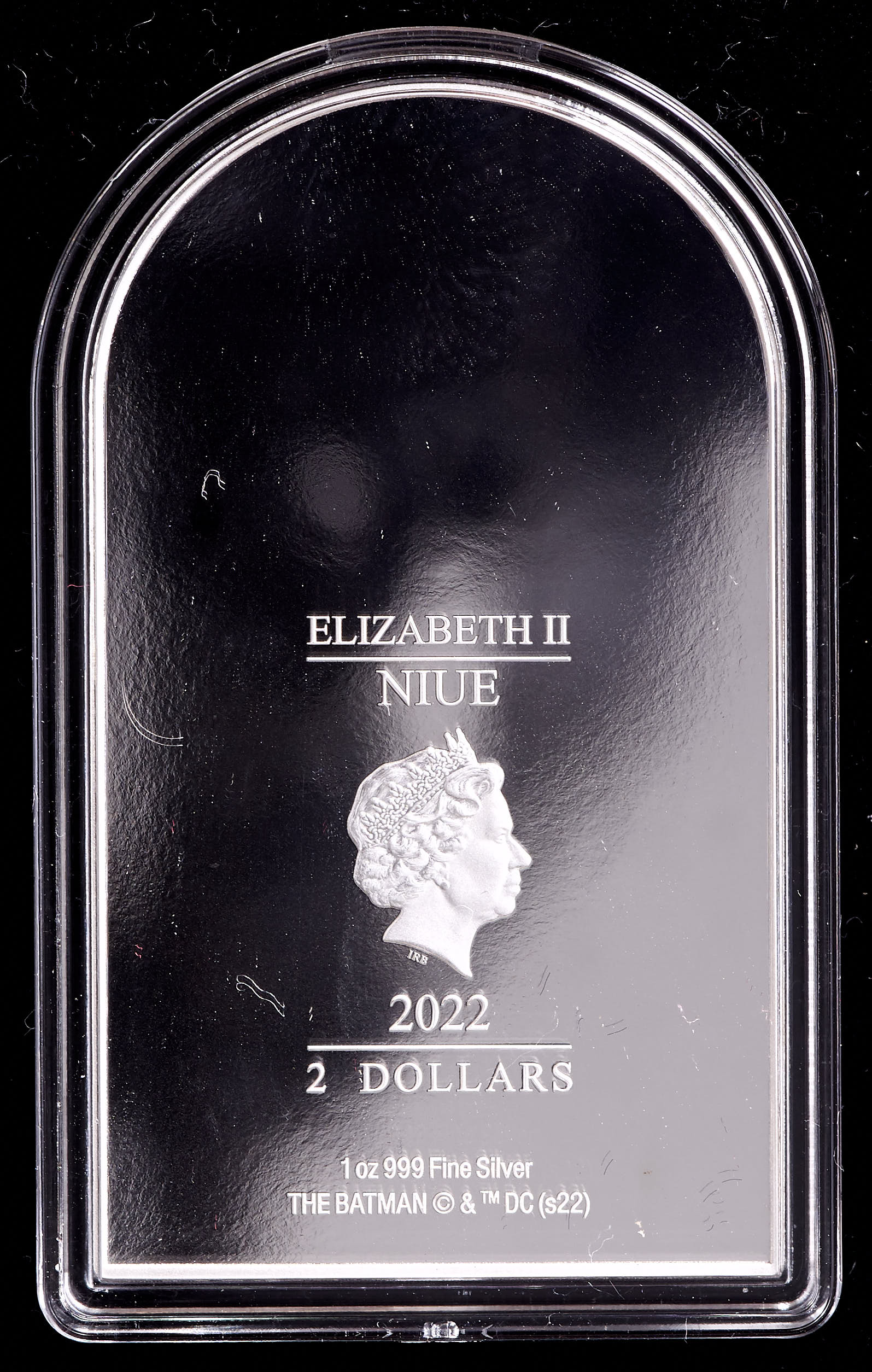 2022 Niue 1 oz .999 Fine Silver The Batman Batmobile: Archway Coin at PristineAuction.com 2022 Niue 1 oz .999 Fine Silver The Batman Batmobile: Archway Coin at PristineAuction.com