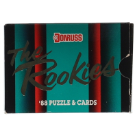 1988 Donruss Rookies Complete Set of (56) Baseball Cards with Complete (15) Piece Puzzle at PristineAuction.com
