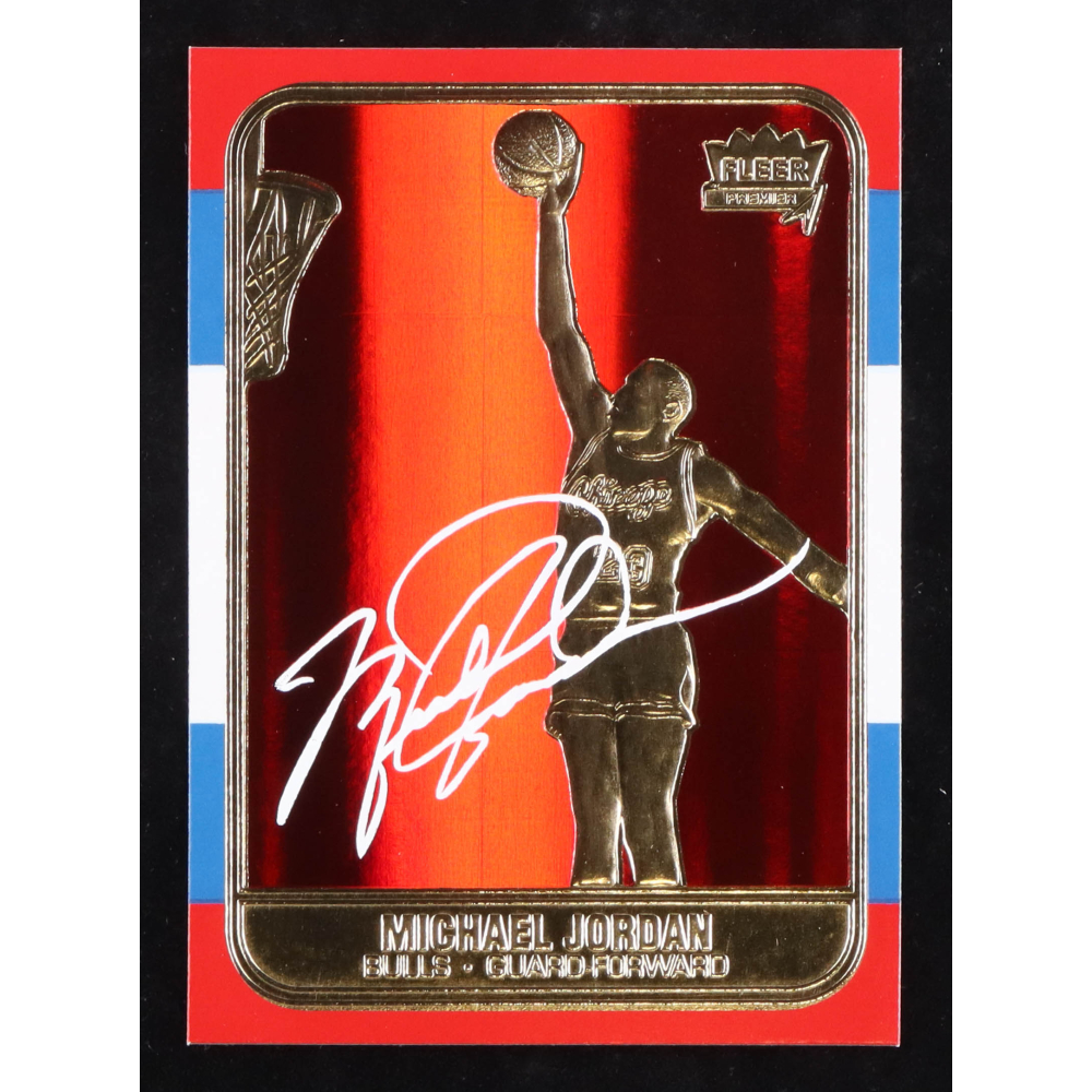 michael jordan fleer gold card