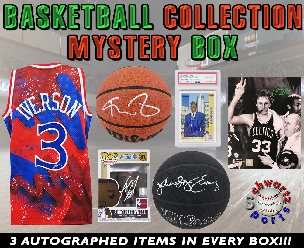 Schwartz Sports Basketball Collection Mystery Box – Series 7 (Limited to 100) (3 Items Per Box!!) at PristineAuction.com Schwartz Sports Basketball Collection Mystery Box – Series 7 (Limited to 100) (3 Items Per Box!!) at PristineAuction.com