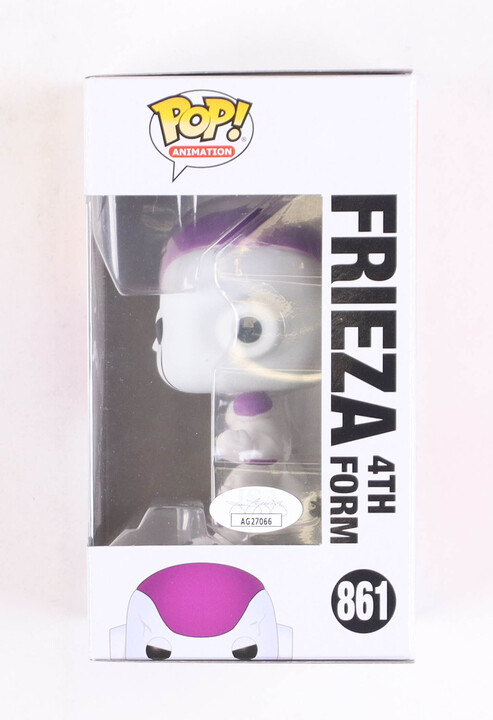 Linda Young Signed "DragonBall Z" #861 Frieza 4th Form Funko Pop! Vinyl Figure Inscribed "OG Frieza" (JSA) at PristineAuction.com Linda Young Signed "DragonBall Z" #861 Frieza 4th Form Funko Pop! Vinyl Figure Inscribed "OG Frieza" (JSA) at PristineAuction.com