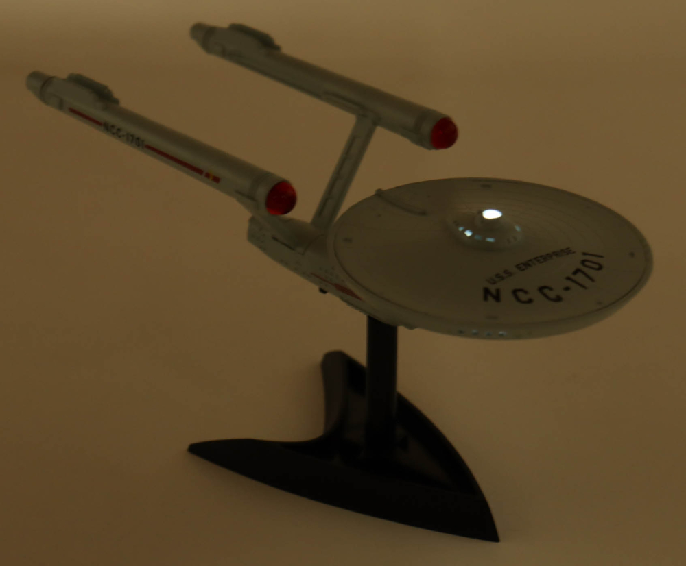 "Star Trek" USS Enterprise Electronic Light Up Starship Figure at PristineAuction.com "Star Trek" USS Enterprise Electronic Light Up Starship Figure at PristineAuction.com