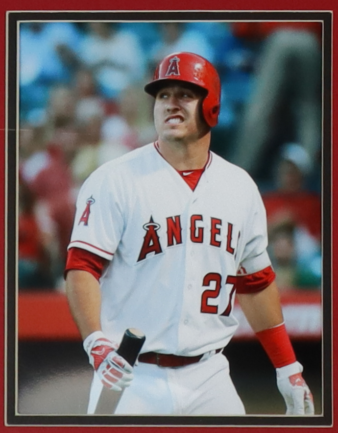 Mike Trout Signed 35x43 Custom Framed Jersey Display (PSA) at PristineAuction.com Mike Trout Signed 35x43 Custom Framed Jersey Display (PSA) at PristineAuction.com