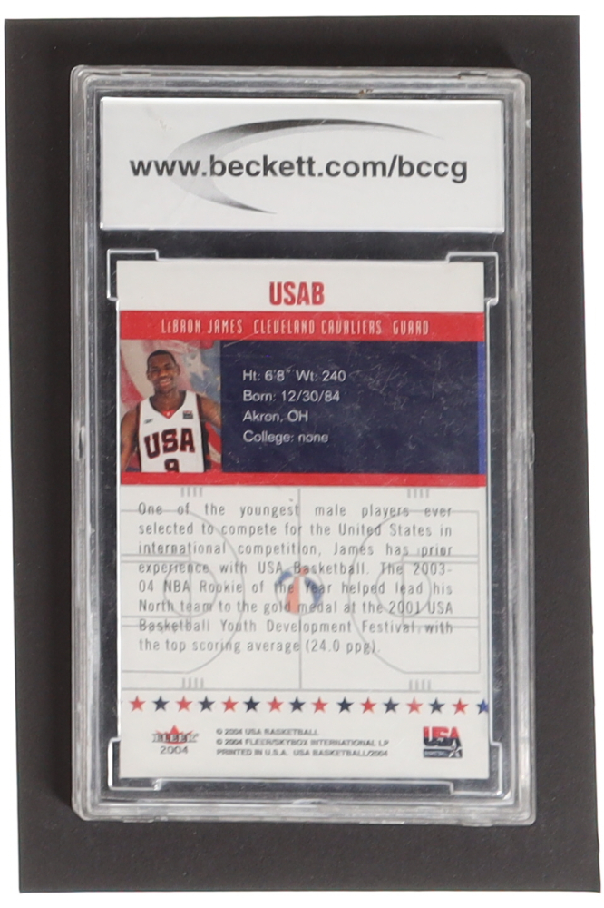 2004 fleer lebron james
