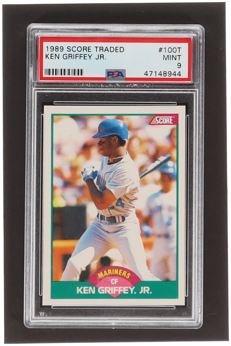 Ken Griffey Jr. 1989 Score Rookie Traded #100T RC (PSA 9) at PristineAuction.com Ken Griffey Jr. 1989 Score Rookie Traded #100T RC (PSA 9) at PristineAuction.com