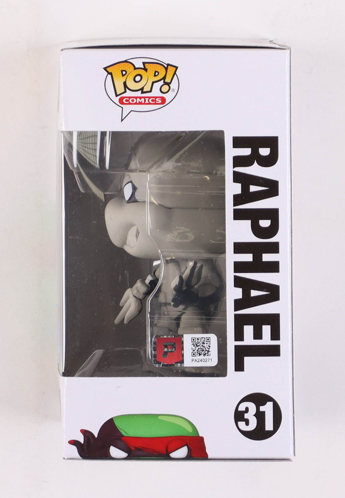 Kevin Eastman Signed Raphael TMNT - PX Previews Exclusive - Chase Version - #31 Funko Pop! Vinyl Figure (PA) at PristineAuction.com Kevin Eastman Signed Raphael TMNT - PX Previews Exclusive - Chase Version - #31 Funko Pop! Vinyl Figure (PA) at PristineAuction.com