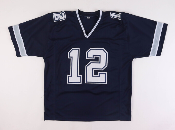 Roger Staubach Signed Jersey (JSA) at PristineAuction.com Roger Staubach Signed Jersey (JSA) at PristineAuction.com