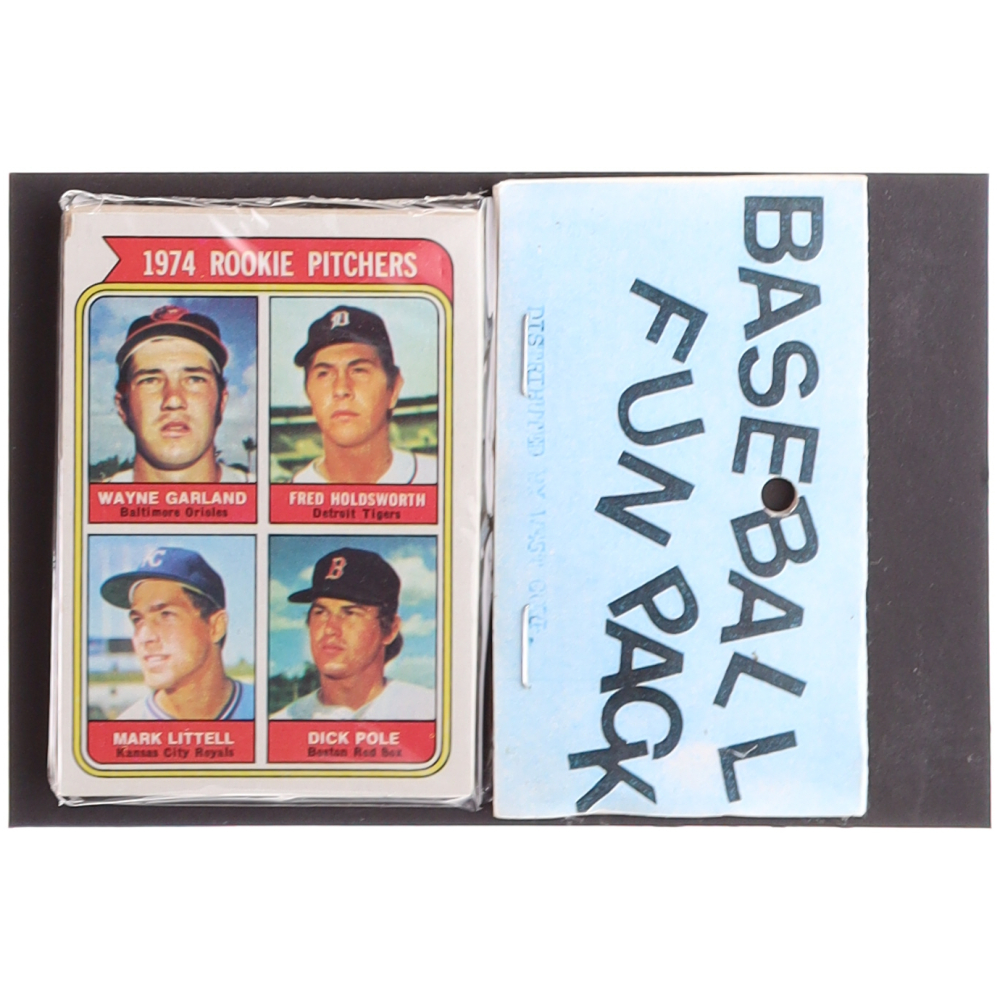 1974 Topps Baseball Card Fun Pack with (10) Cards Pristine Auction