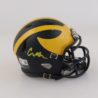 Cameron McGrone Signed Michigan Wolverines Speed Mini Helmet (Beckett) at PristineAuction.com