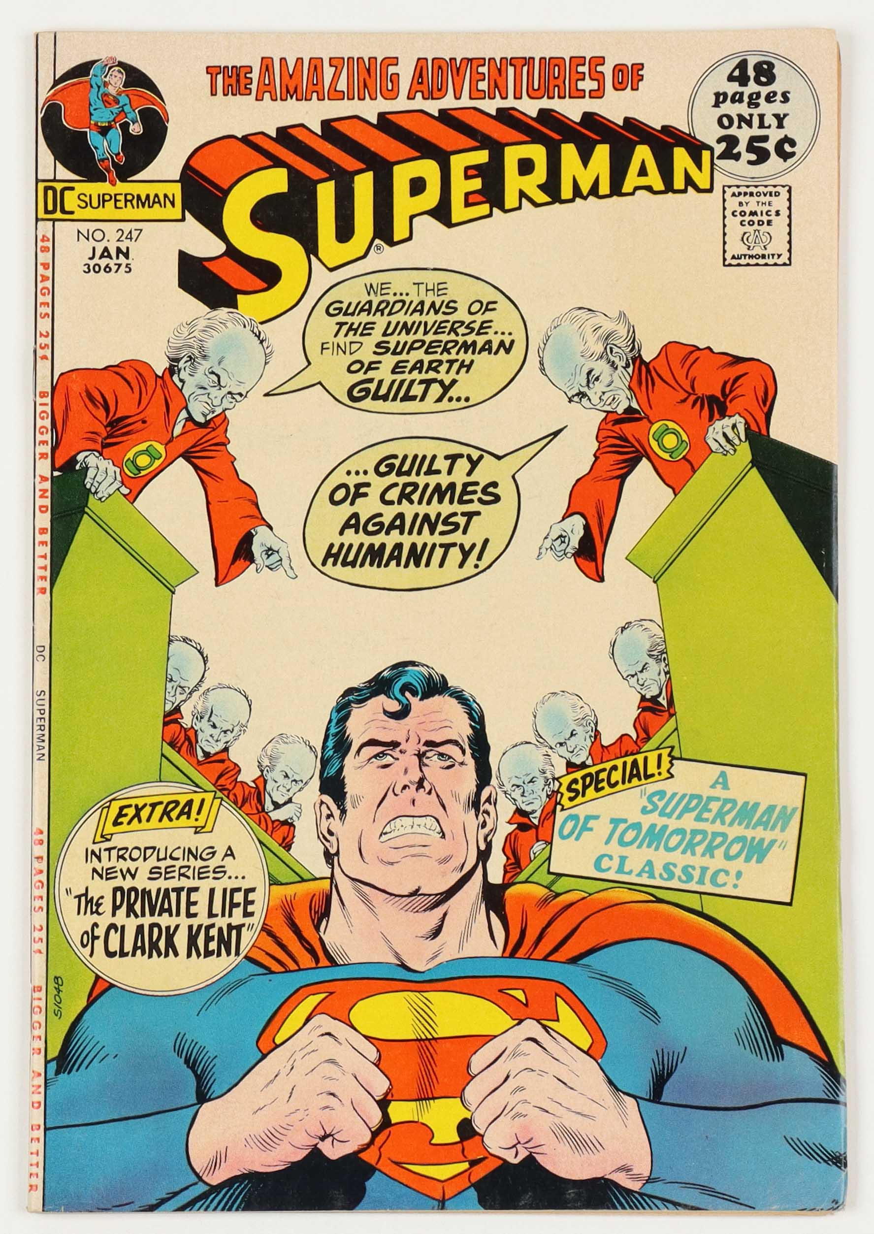 The Amazing Adventures of Superman Issue #247 DC Comic Book (1972) at PristineAuction.com The Amazing Adventures of Superman Issue #247 DC Comic Book (1972) at PristineAuction.com