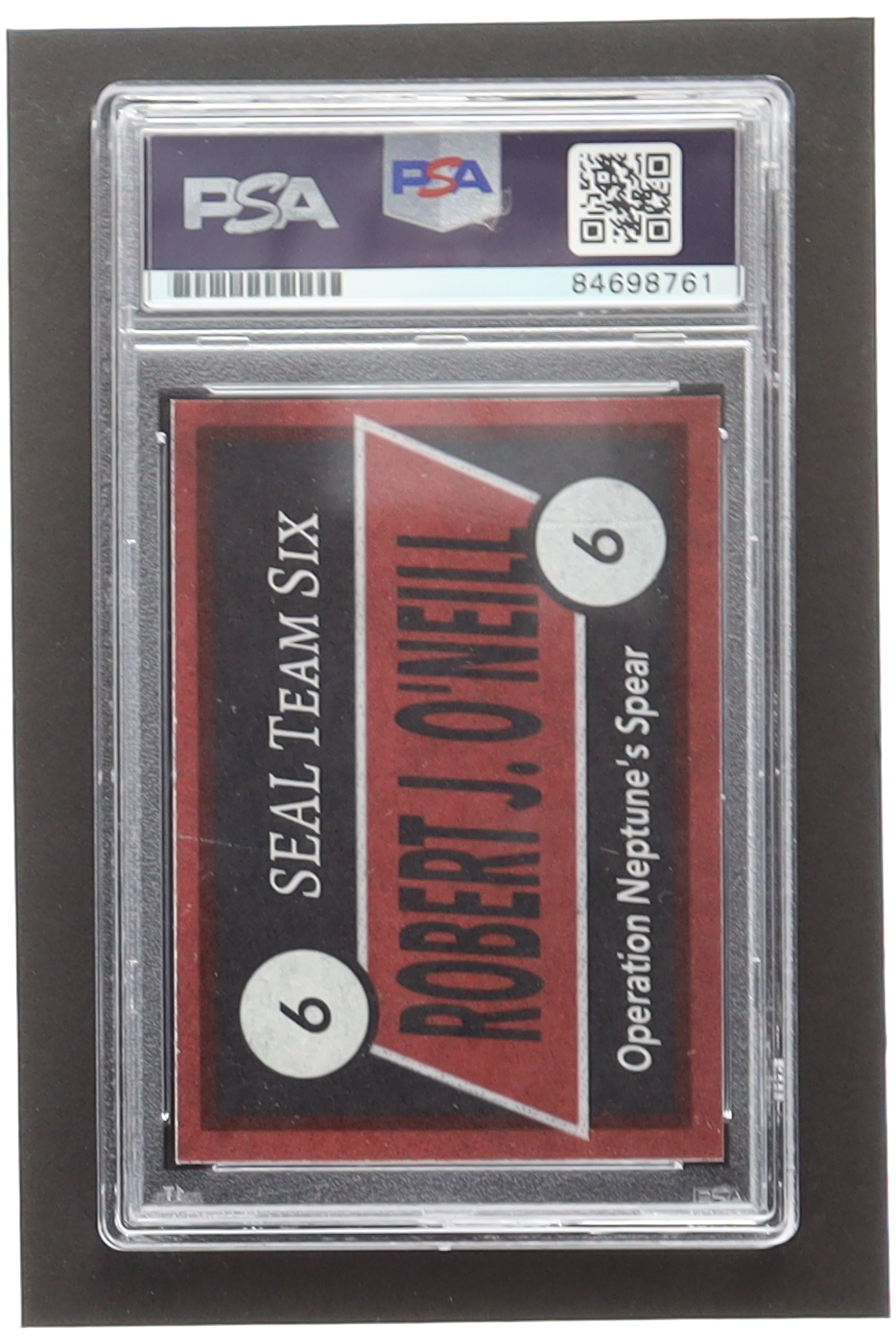 2011 Robert O'Neill Signed LE/911 Osama Bin Laden TIME Magazine Card (PSA) at PristineAuction.com 2011 Robert O'Neill Signed LE/911 Osama Bin Laden TIME Magazine Card (PSA) at PristineAuction.com