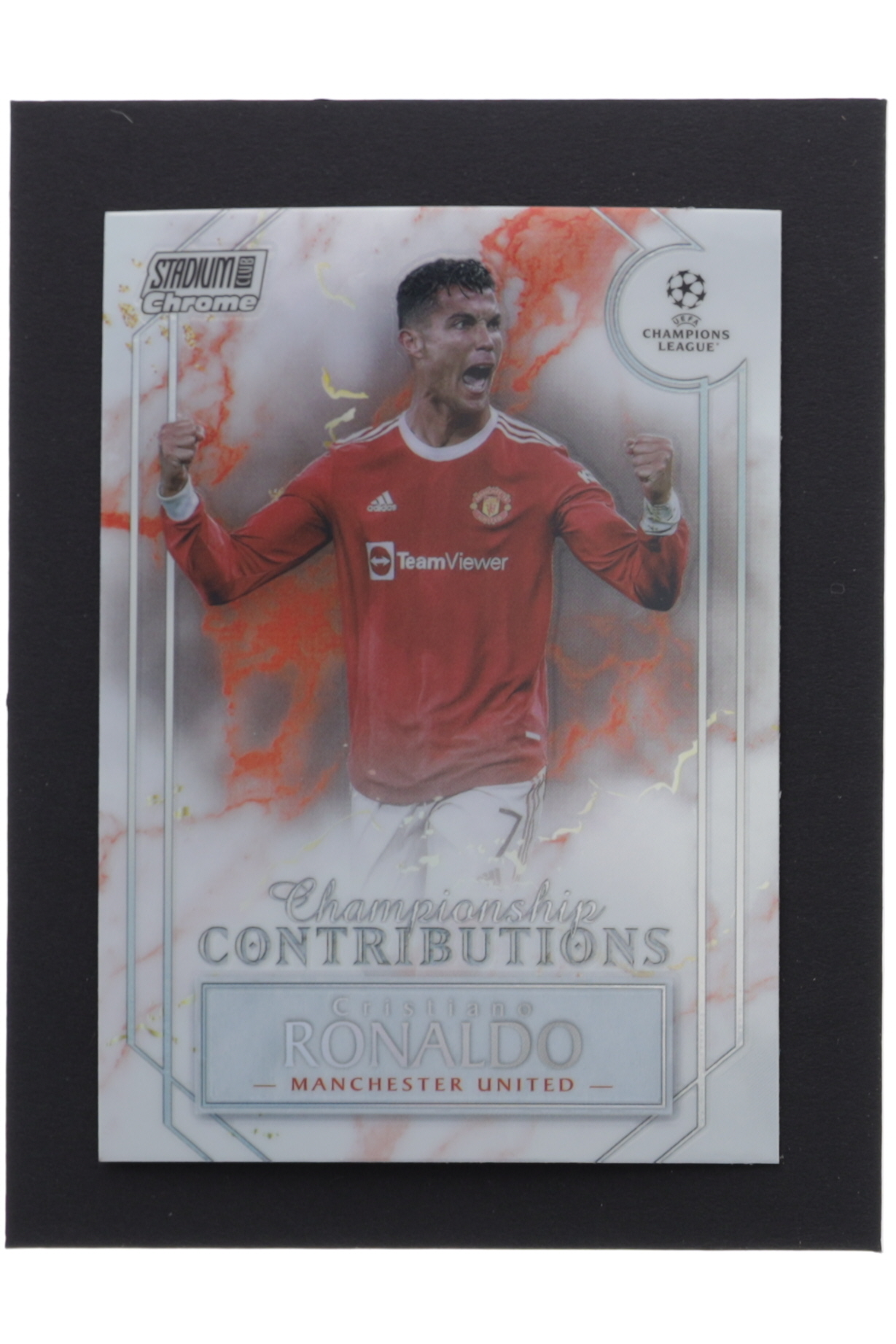 Cristiano Ronaldo 2021-22 Stadium Club Chrome UEFA Champions League Championship Contributions #CCCR at PristineAuction.com Cristiano Ronaldo 2021-22 Stadium Club Chrome UEFA Champions League Championship Contributions #CCCR at PristineAuction.com