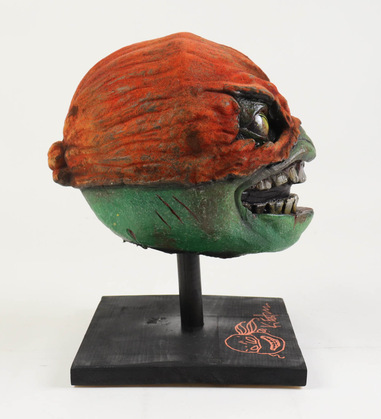 Kevin Eastman Signed Michelangelo - TMNT Life Size Custom Hand-Painted Sculpture by Tate Steinsiek (PA COA) (1/1) at PristineAuction.com Kevin Eastman Signed Michelangelo - TMNT Life Size Custom Hand-Painted Sculpture by Tate Steinsiek (PA COA) (1/1) at PristineAuction.com