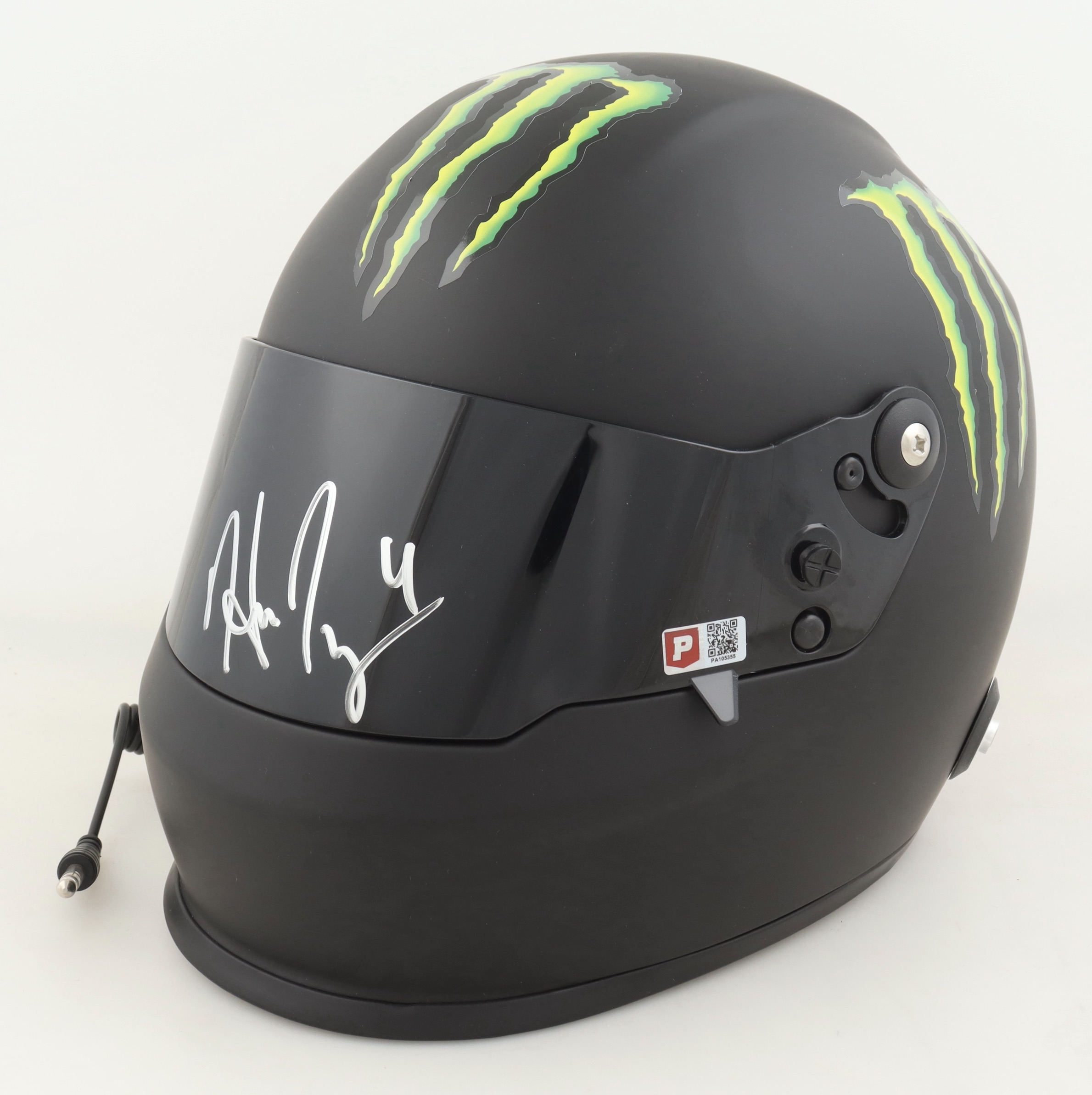 Hailie Deegan Signed NASCAR Monster Energy Full-Size Helmet (PA) at PristineAuction.com Hailie Deegan Signed NASCAR Monster Energy Full-Size Helmet (PA) at PristineAuction.com