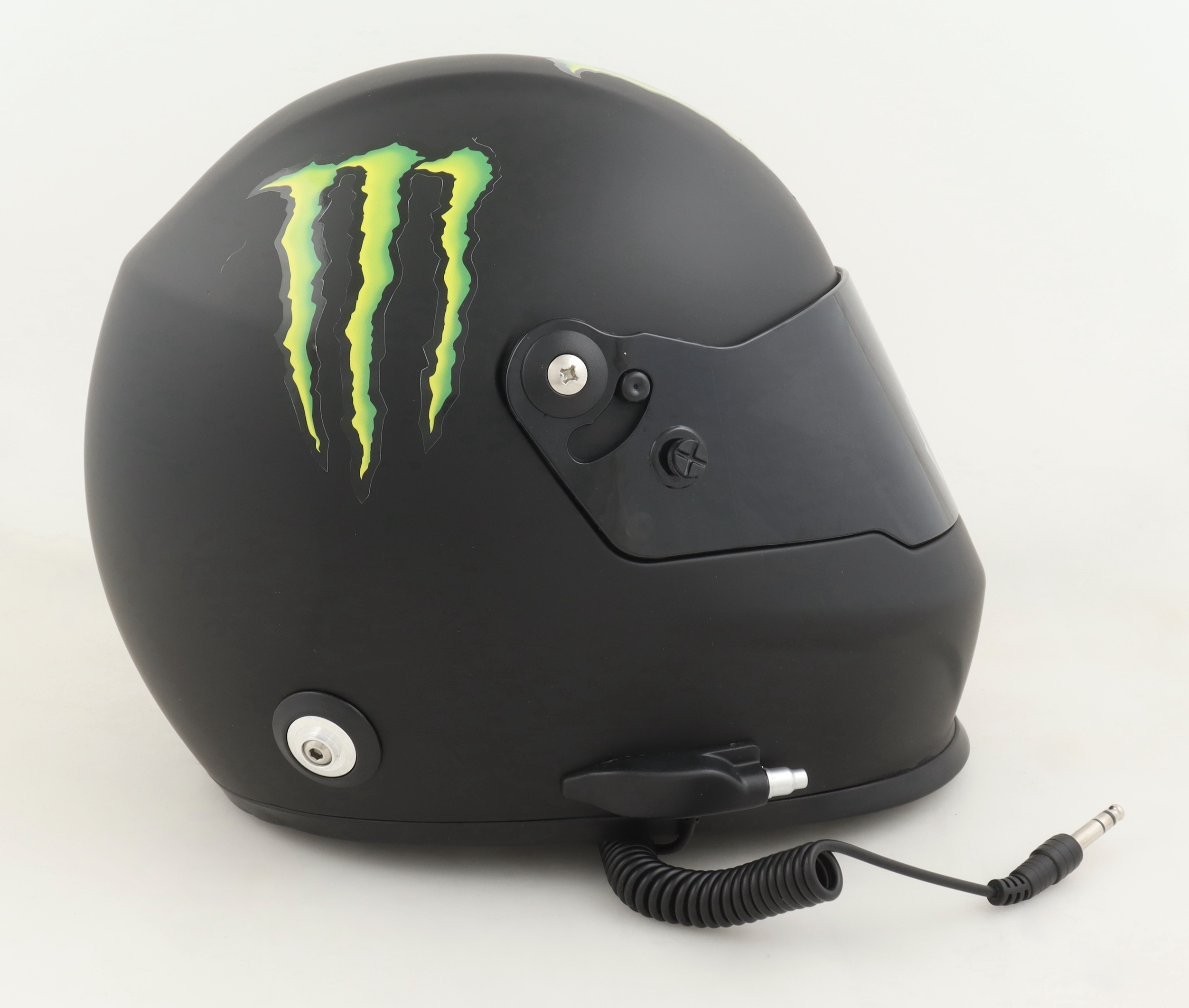 Hailie Deegan Signed NASCAR Monster Energy Full-Size Helmet (PA) at PristineAuction.com Hailie Deegan Signed NASCAR Monster Energy Full-Size Helmet (PA) at PristineAuction.com