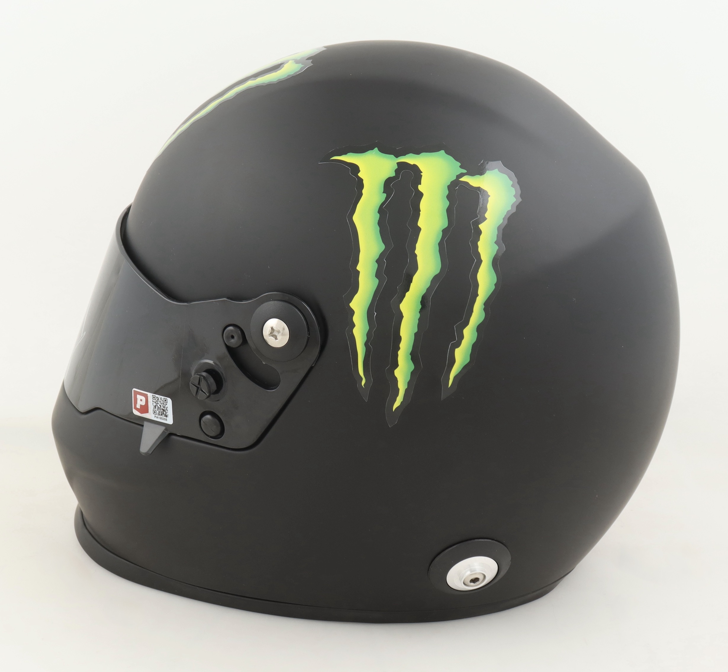 Hailie Deegan Signed NASCAR Monster Energy Full-Size Helmet (PA) at PristineAuction.com Hailie Deegan Signed NASCAR Monster Energy Full-Size Helmet (PA) at PristineAuction.com