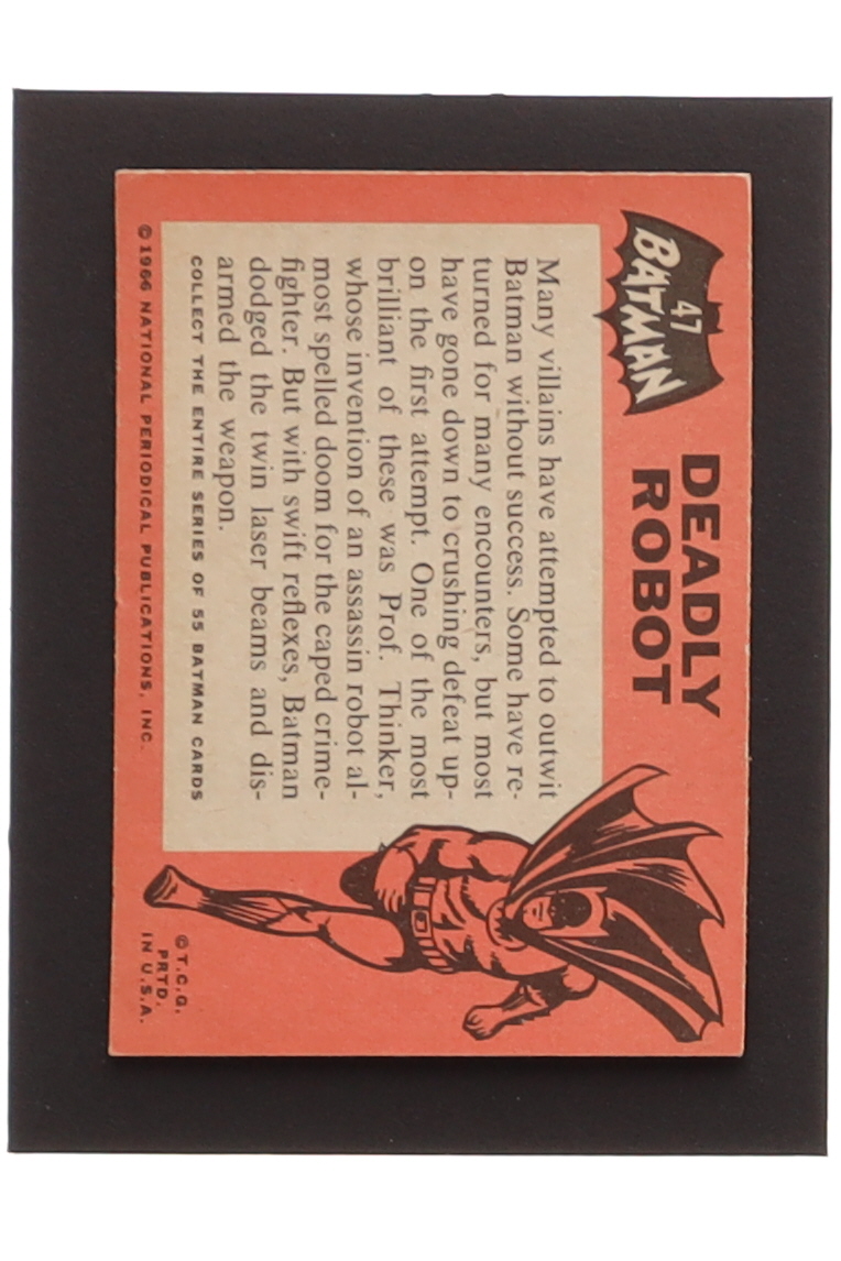 Deadly Robot 1966 Batman Black Bat #47 at PristineAuction.com Deadly Robot 1966 Batman Black Bat #47 at PristineAuction.com