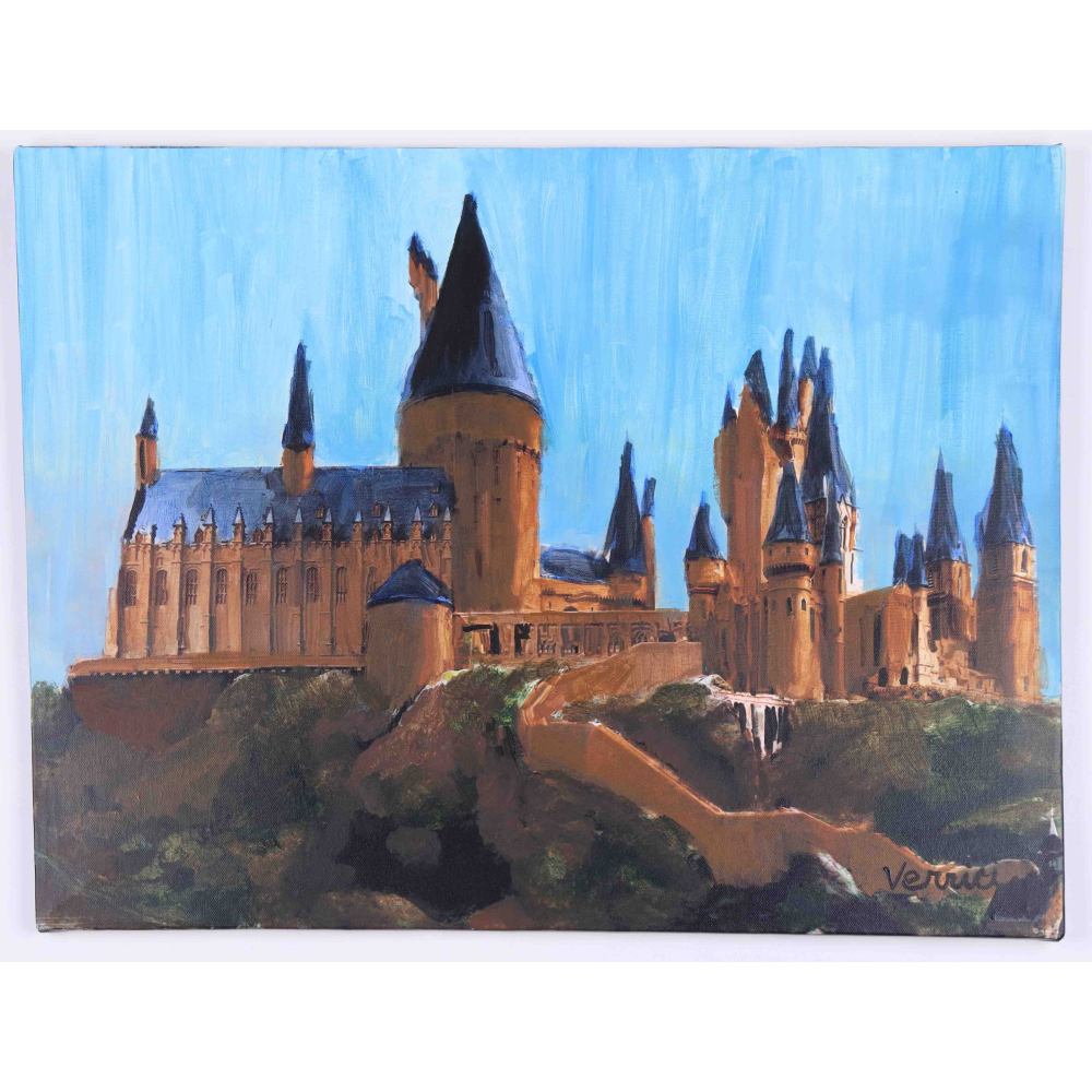 Verrici Signed Harry Potter Hogwarts Castle "You're a Wizard Harry ...