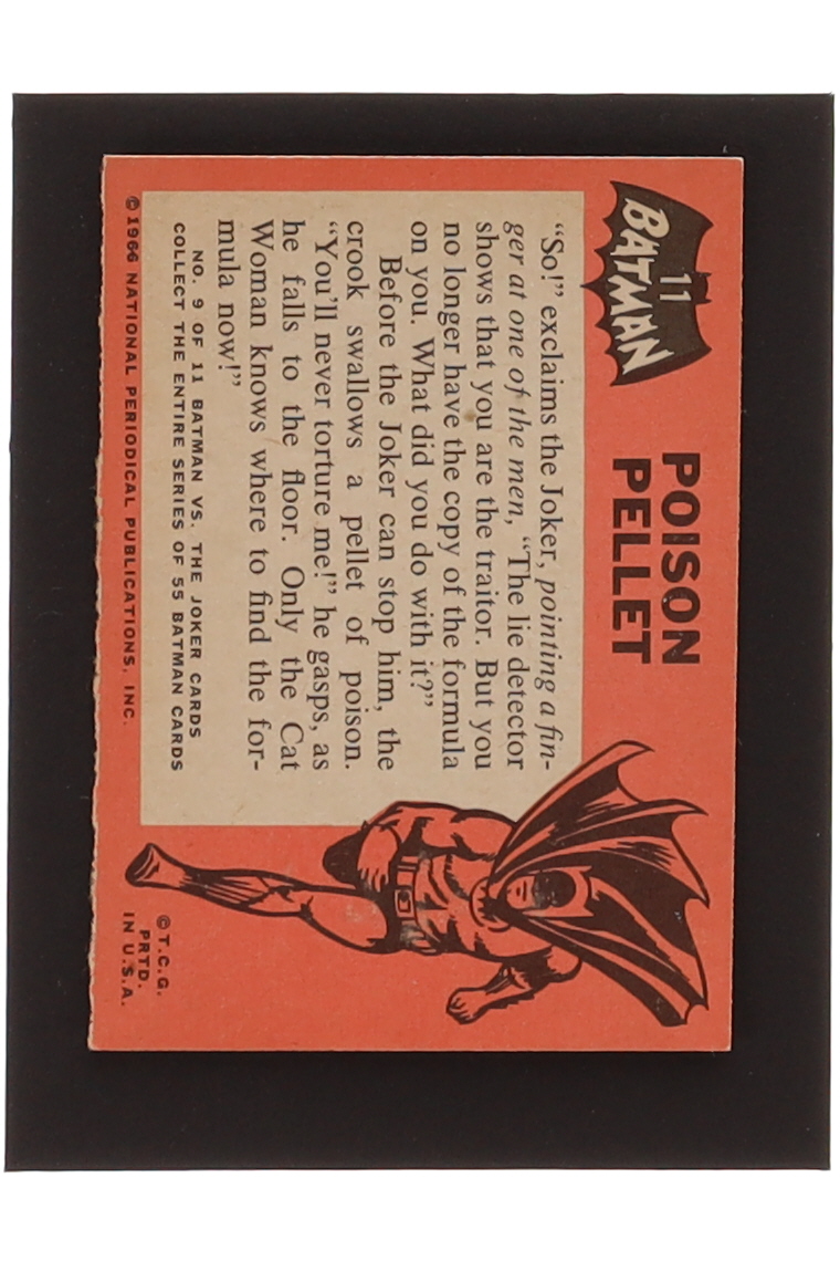 Poison Pellet 1966 Batman Black Bat #11 at PristineAuction.com Poison Pellet 1966 Batman Black Bat #11 at PristineAuction.com