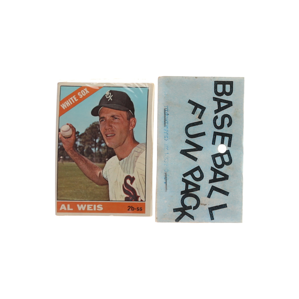 1966 Topps Baseball Card Fun Pack with (10) Cards Pristine Auction