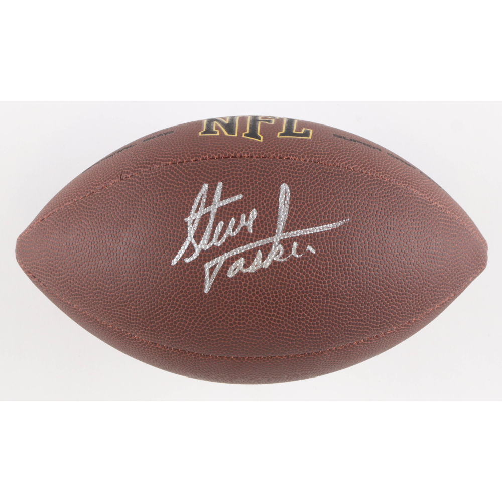 Steve Tasker Signed NFL Football (TSE) | Pristine Auction