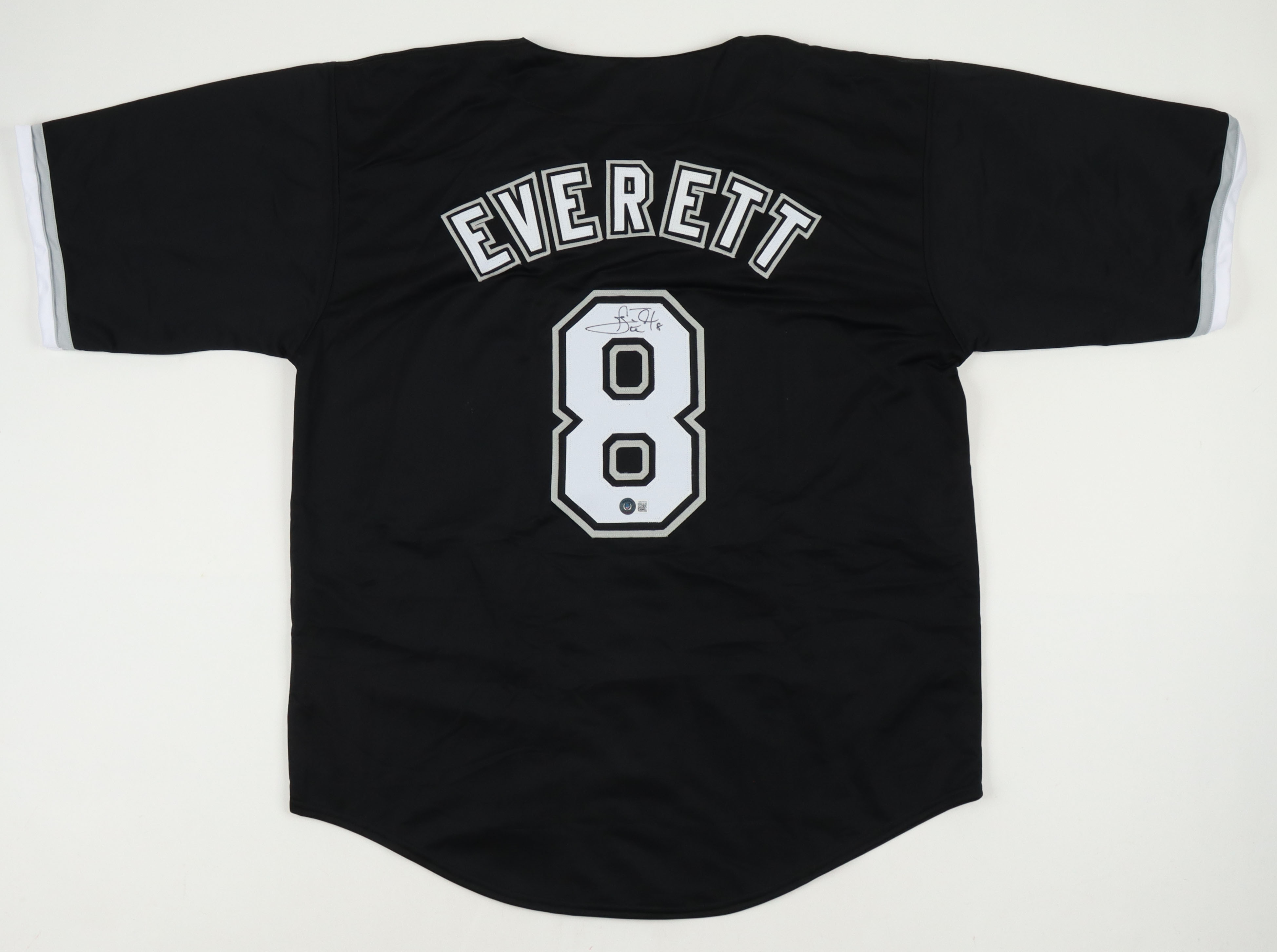 Carl Everett Signed White Sox Jersey (Beckett) at PristineAuction.com Carl Everett Signed White Sox Jersey (Beckett) at PristineAuction.com