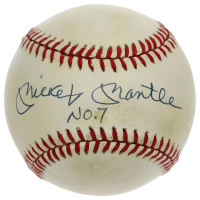 Mickey Mantle Signed OAL Baseball (UDA) at PristineAuction.com