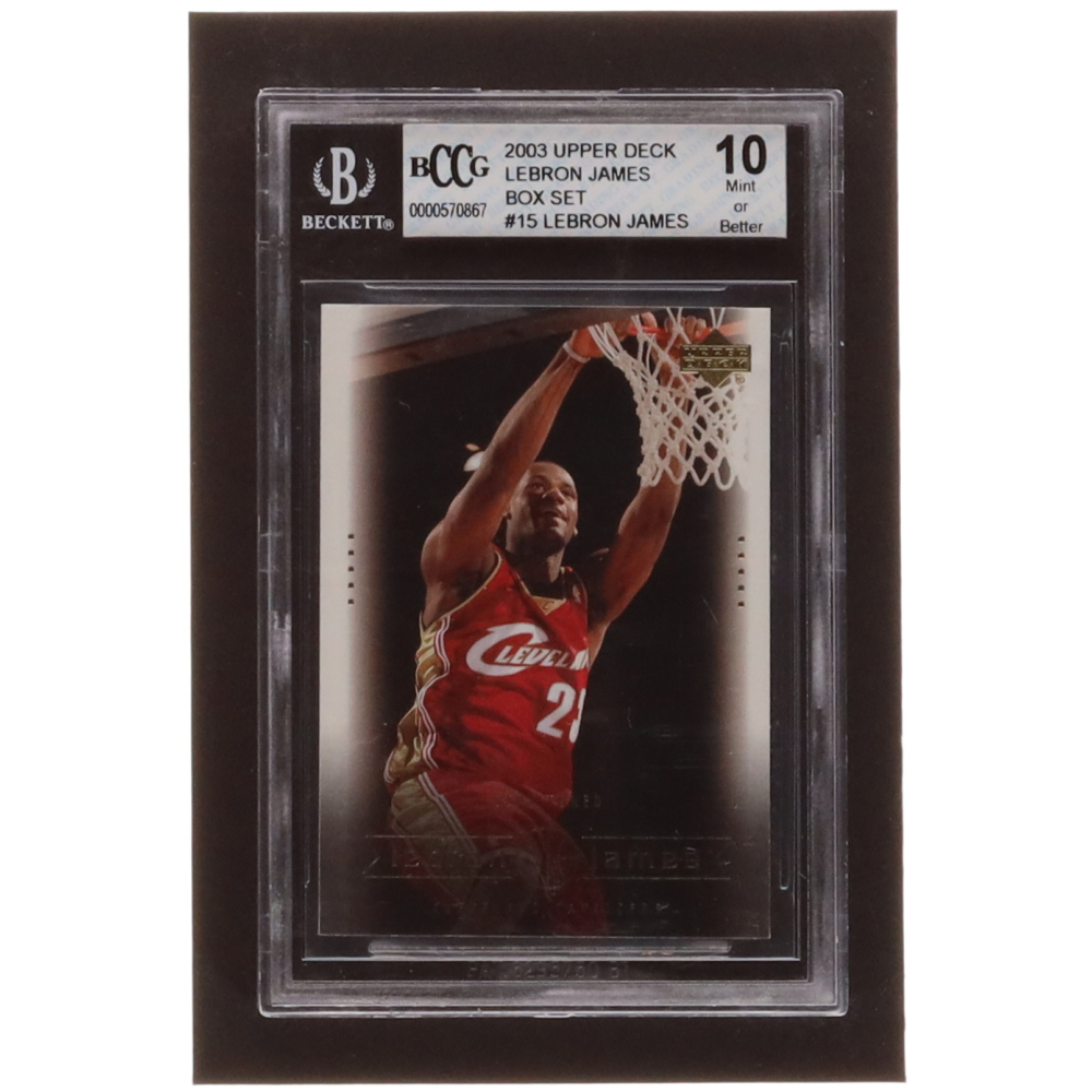 upper deck collectibles lebron james