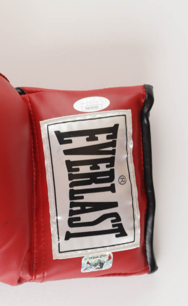 Mike Tyson Signed Everlast Wells Fargo Fight Sponsor Boxing Glove (Tyson & JSA) at PristineAuction.com Mike Tyson Signed Everlast Wells Fargo Fight Sponsor Boxing Glove (Tyson & JSA) at PristineAuction.com