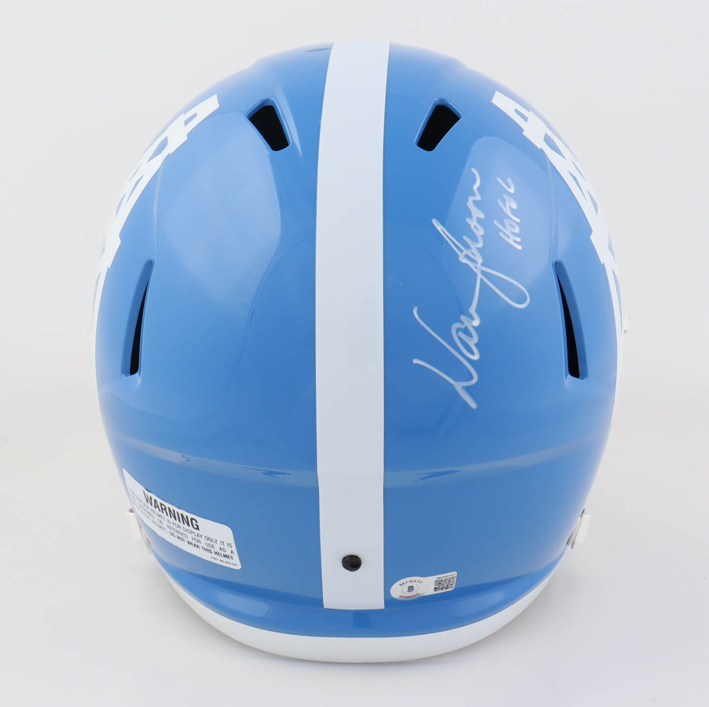 Warren Moon & Earl Campbell Signed Oilers Full-Size Speed Helmet Inscribed "HOF 06" & "HOF 91" (Beckett) at PristineAuction.com Warren Moon & Earl Campbell Signed Oilers Full-Size Speed Helmet Inscribed "HOF 06" & "HOF 91" (Beckett) at PristineAuction.com
