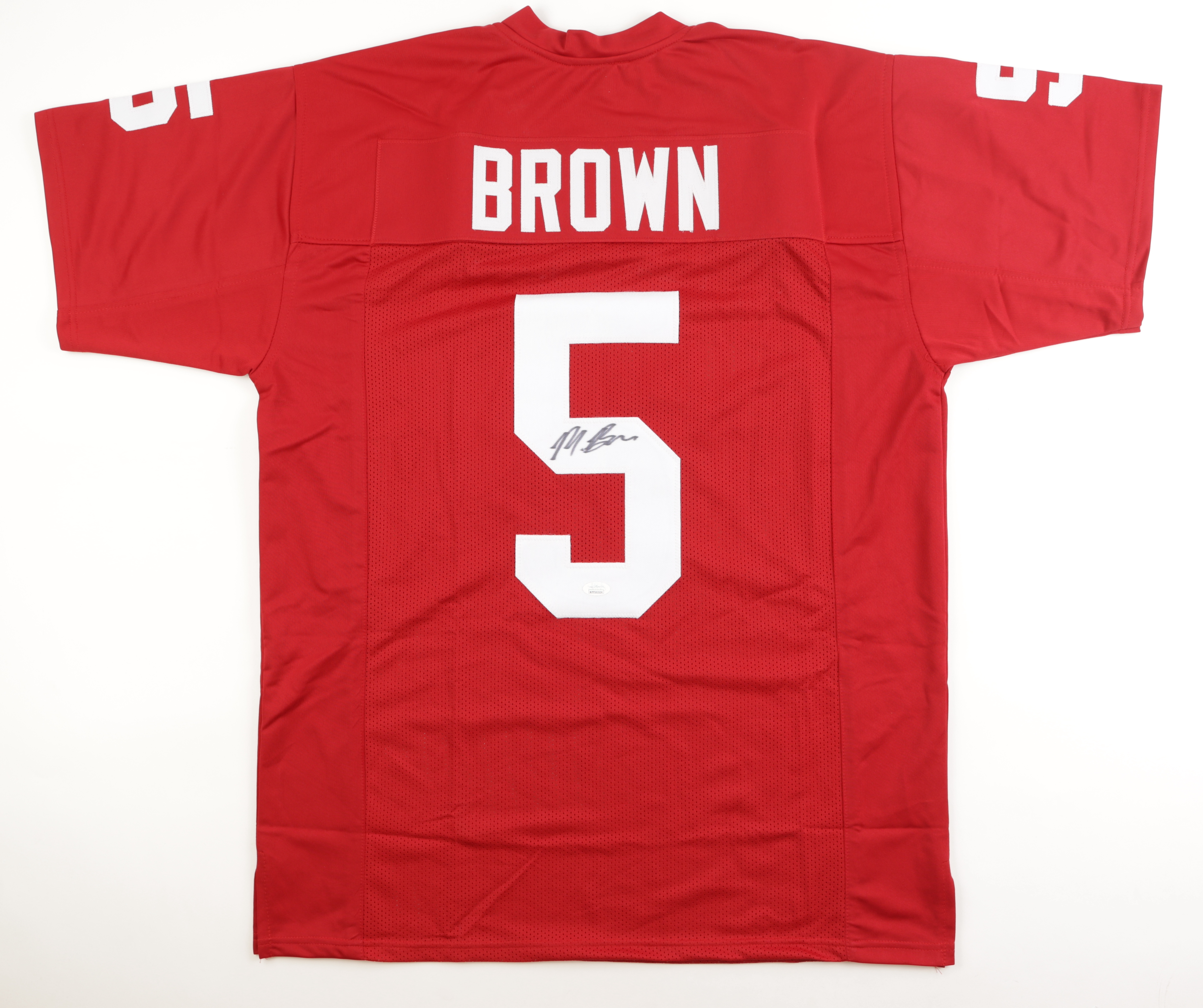 Marquise Brown Signed Jersey (JSA) at PristineAuction.com Marquise Brown Signed Jersey (JSA) at PristineAuction.com