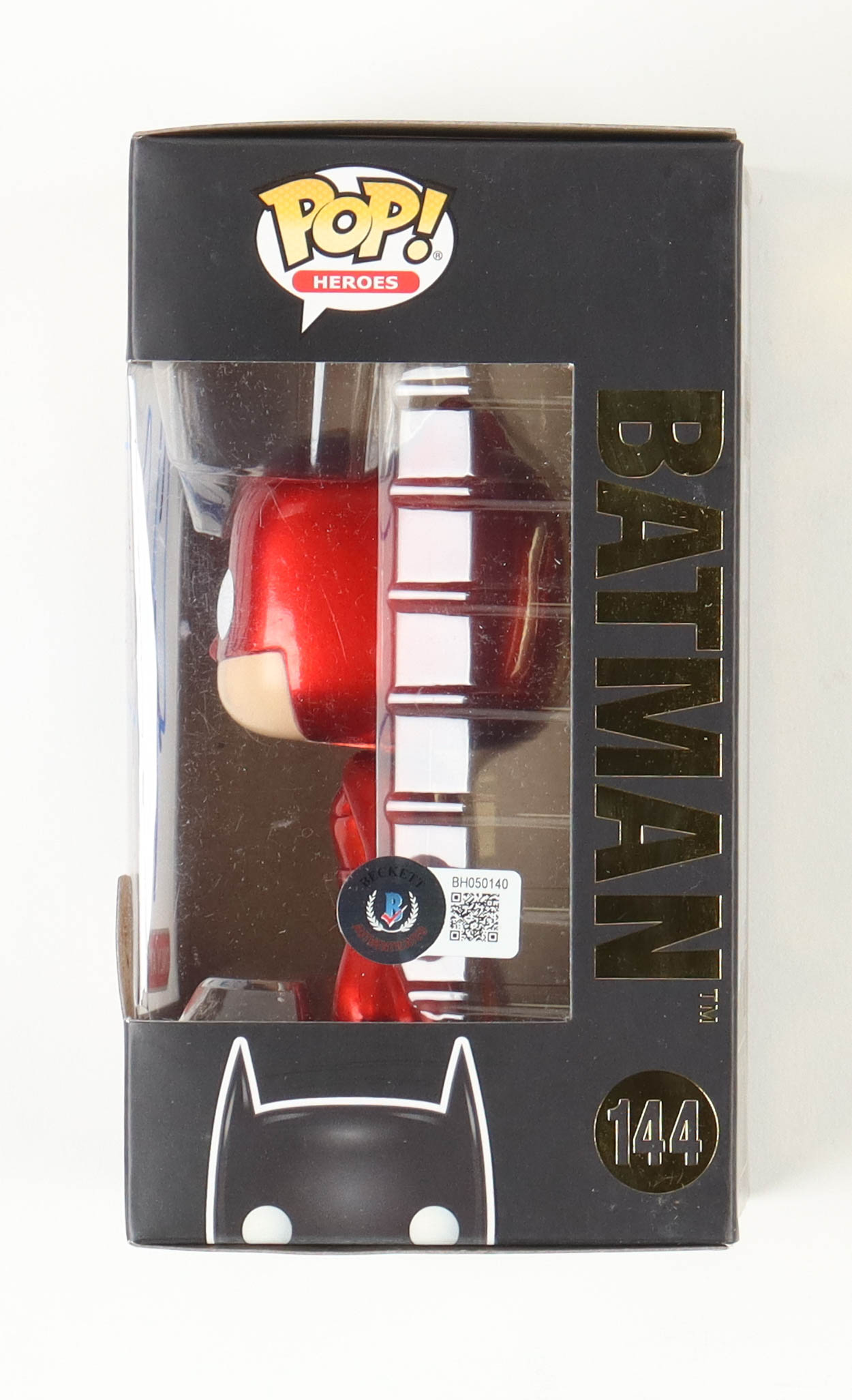 Christian Bale Signed "Batman" Grim Knight #318 Funko Pop! Heroes Vinyl Figure (Beckett) at PristineAuction.com Christian Bale Signed "Batman" Grim Knight #318 Funko Pop! Heroes Vinyl Figure (Beckett) at PristineAuction.com