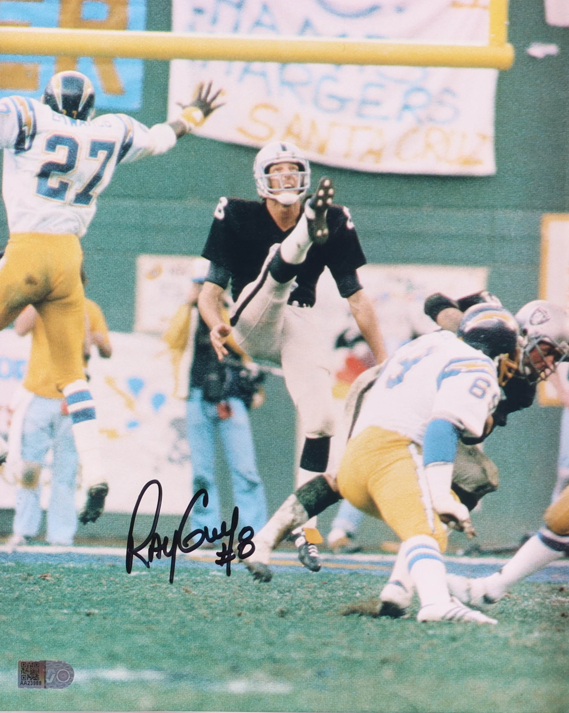 Ray Guy Signed Raiders 8x10 Photo (AIV) at PristineAuction.com Ray Guy Signed Raiders 8x10 Photo (AIV) at PristineAuction.com